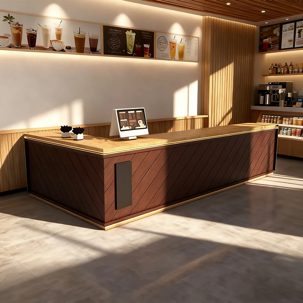 Simple Milk Tea Coffee Bar Baking Counter Simple Milk Tea Coffee Bar Baking Counter