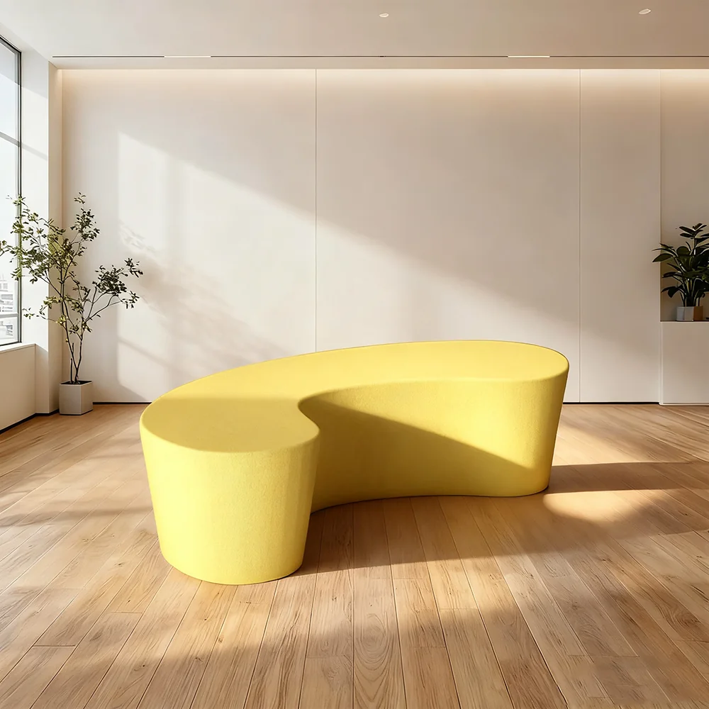 Creative Irregular Shaped Lounge Office Sofa Set