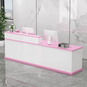 Elegant Company Reception Desk - Maoters - L240 x W60 x H100 CM, Right