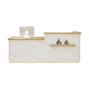 Simple Modern Small Bar Shop Corner Desk Table - L100 x W60 x H100 CM