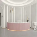 Simple Modern Round Bar Cashier Table - Maoters