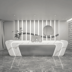 Simple and Unique Retail Front Desk - Maoters - L220 x W60 x H100 CM