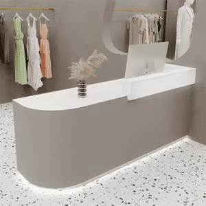 Modern Front Desk Counter - Maoters - L140 X W60 X H100 CM