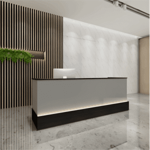 Modern Light Luxury Reception Desk - Maoters - L180 x W60 x H100 CM