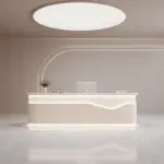 Simple and Stylish Rectangular Reception Desk - Maoters