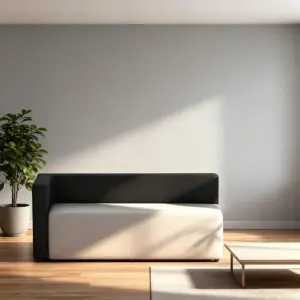 Creative Color Blocked Adjustable Corner Office Sofa - W200 x D60 x H70 CM (Right Corner)