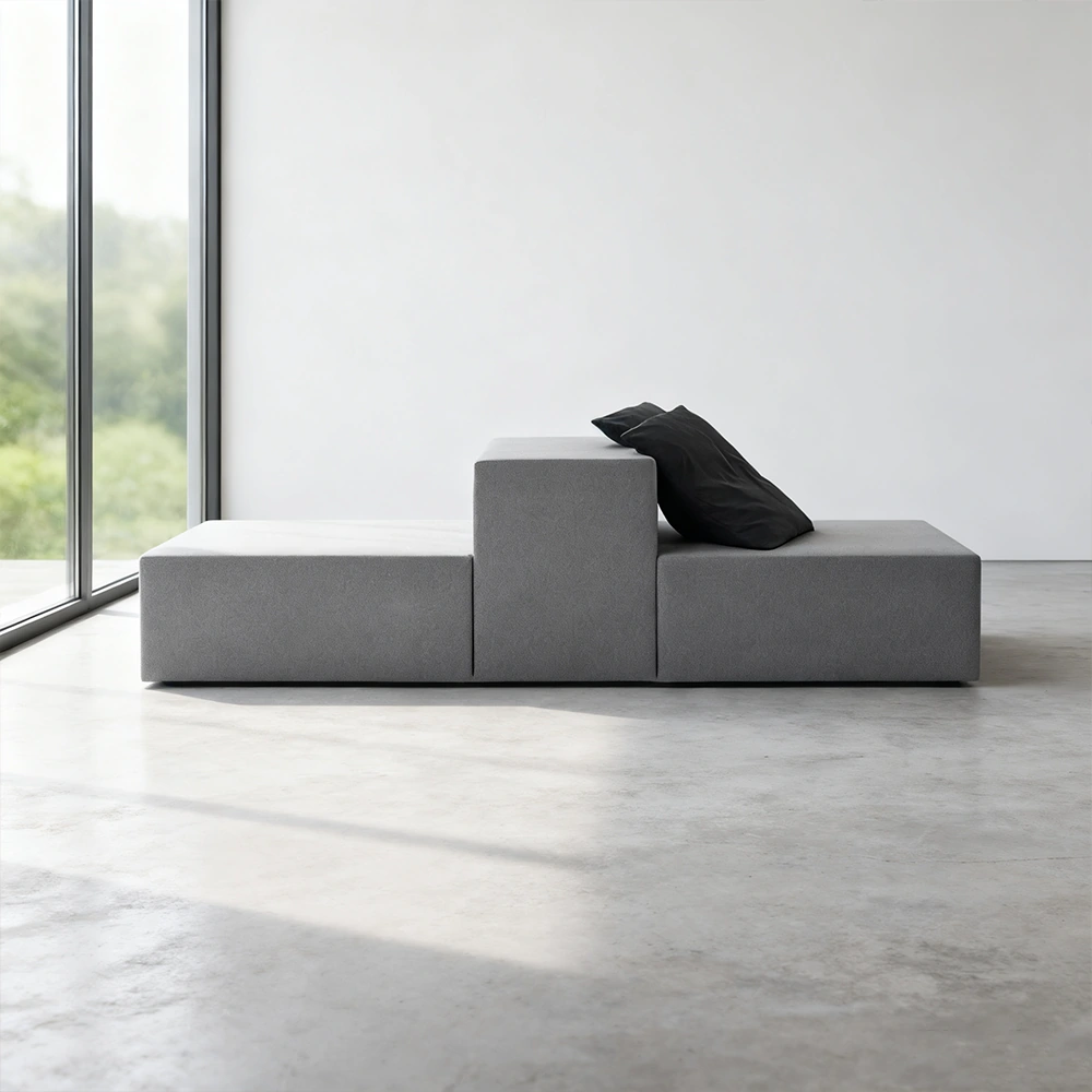 Creative Long Leather Sofa Stool - Elegance Redefined