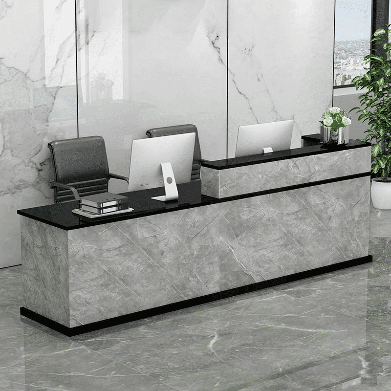 5ElegantCompanyReceptionDesk-Maoters-1 Elegant Company Reception Desk - Maoters
