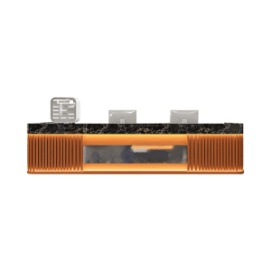 Elegant Marble Rock Slab Reception Desk - L160 x W60 x H100 CM