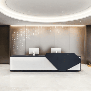 Simple & Modern Reception Desk - L140 X W60 X H100 CM
