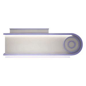 Modern Minimalist Curved Counter - Maoters - L150 X W60 X H100 CM