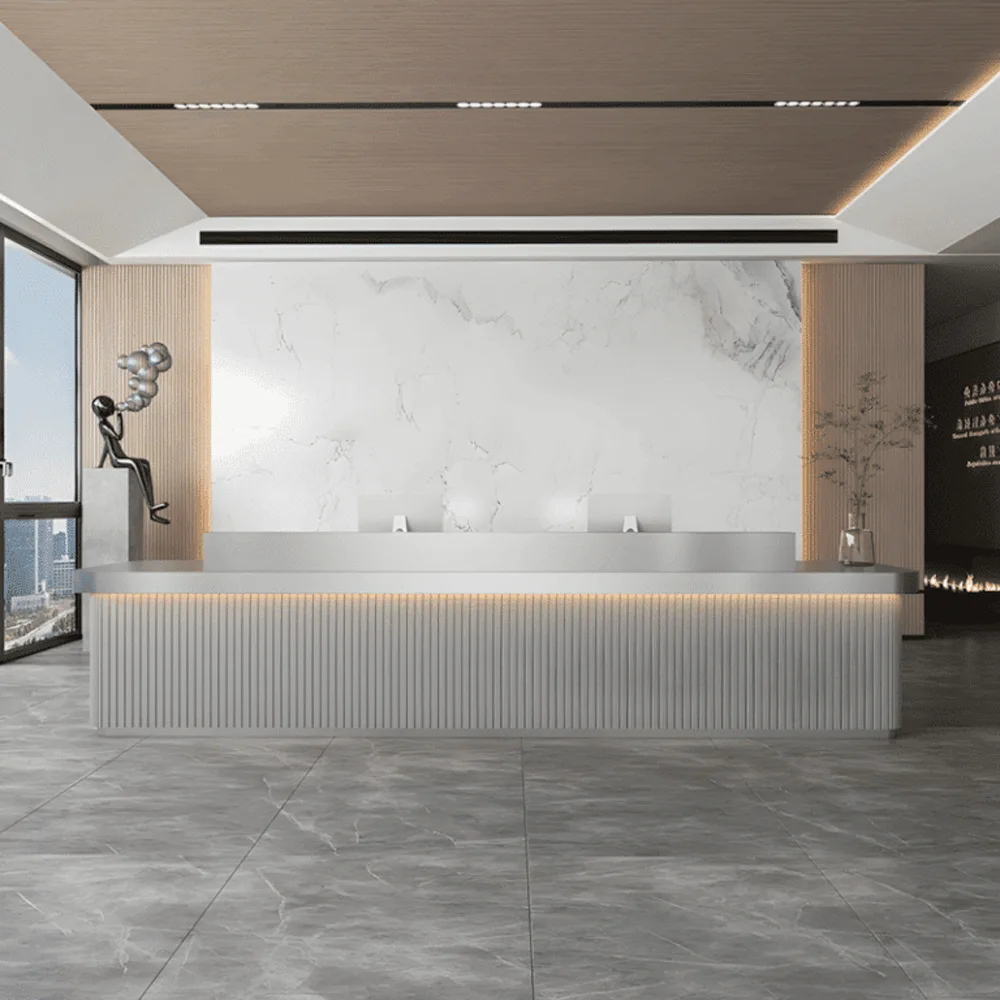 Modern Minimalist Company Hotel Front Desk