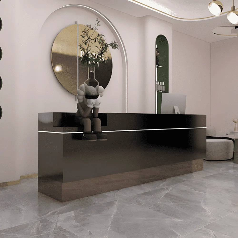 Modern and Stylish Small Reception Desk Modern and Stylish Small Reception Desk