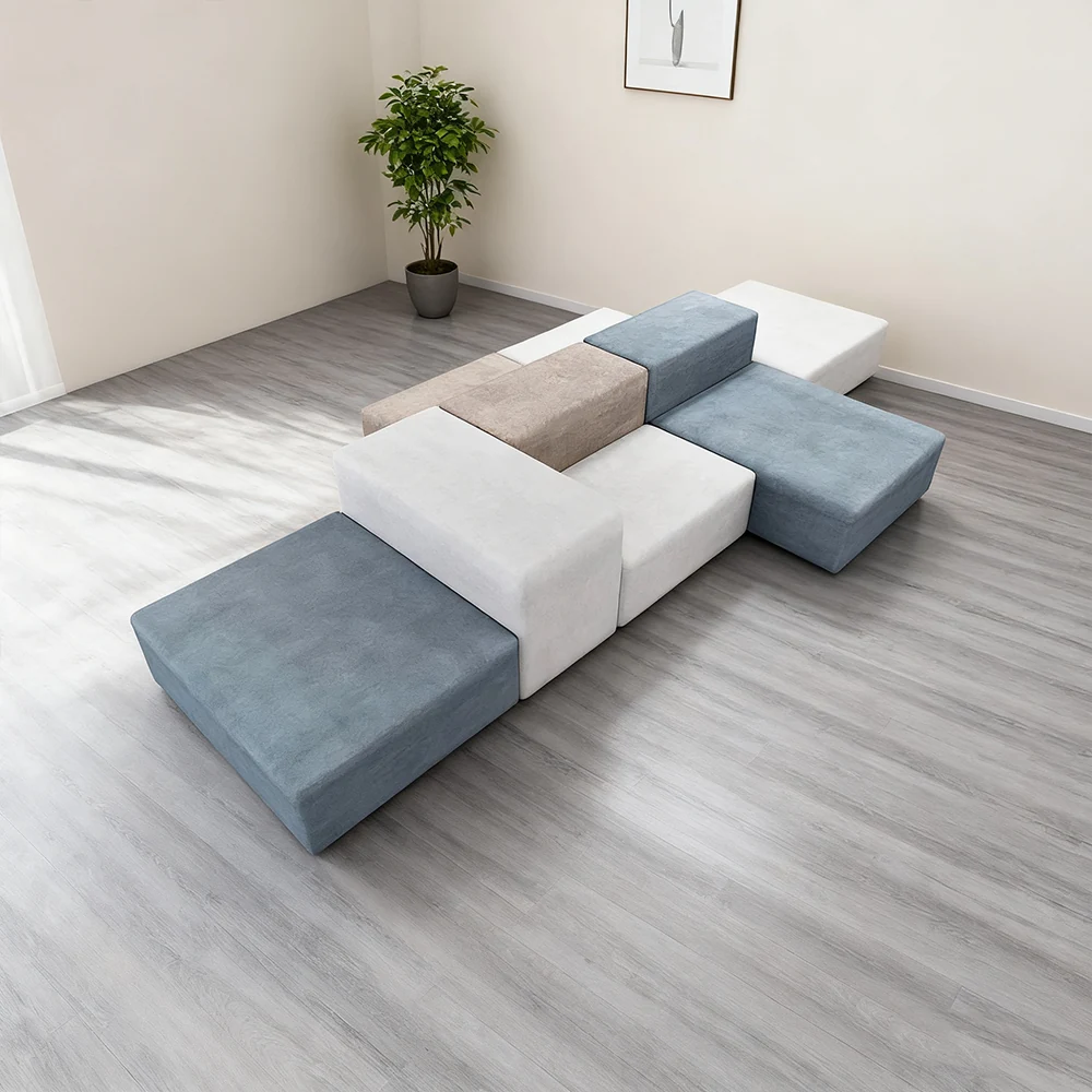 Creative Long Leather Sofa Stool - Elegance Redefined