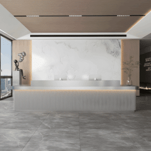 Modern Minimalist Company Hotel Front Desk - L220 x W60 x H100 CM
