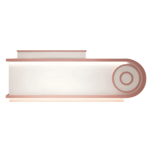 Modern Minimalist Curved Counter - Maoters - L100 X W60 X H100 CM