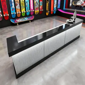 Simple Modern Cashier Counter - Tide Play Store - L200 X W60 X H100 CM