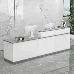 Elegant Company Reception Desk - Maoters - L200 x W60 x H100 CM, Left