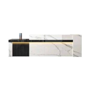 Modern Front Desk Cashier Counter - Maoters - L220 x W60 x H100 CM, Left type