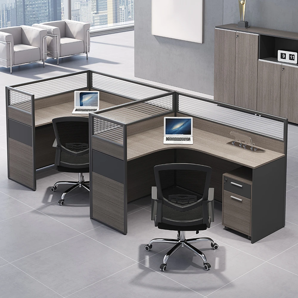 Minimalist Office Desk with Screen Partition Minimalist Office Desk with Screen Partition