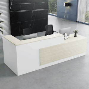 Board Company Reception Front Desk - L220 X W60 X H105 CM