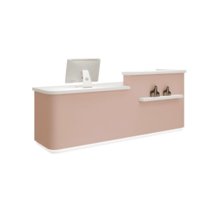 Simple Modern Small Bar Shop Corner Desk Table - L160 x W60 x H100 CM