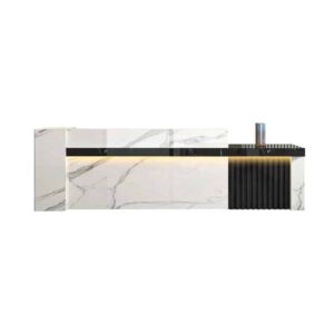 Modern Front Desk Cashier Counter - Maoters - L180 x W60 x H100 CM, Right type