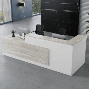 Board Company Reception Front Desk - L260 X W60 X H105 CM
