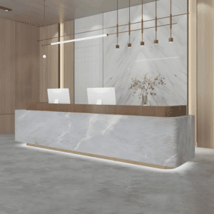 Baked Paint Reception Counter - Maoters - L160 x W60 x H100 CM