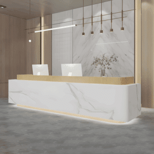 Baked Paint Reception Counter - Maoters - L100 x W60 x H100 CM