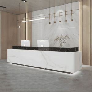 Baked Paint Reception Counter - Maoters - L220 x W60 x H100 CM