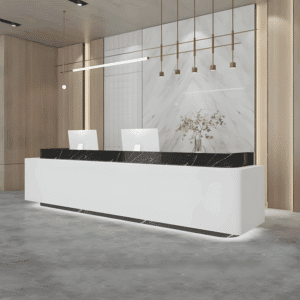 Baked Paint Reception Counter - Maoters - L260 x W60 x H100 CM