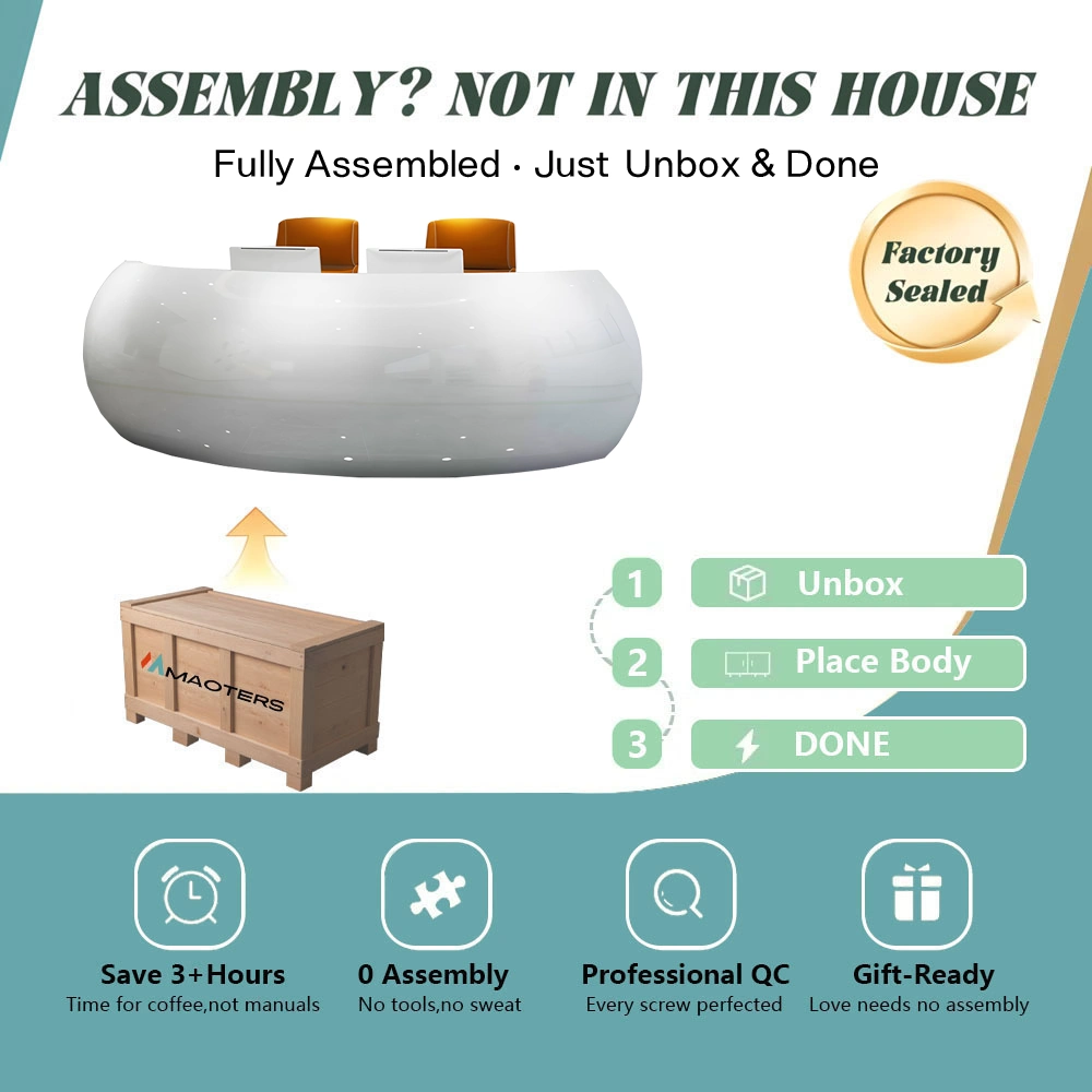 Baked Semicircular Arc Front Desk Baked Semicircular Arc Front Desk