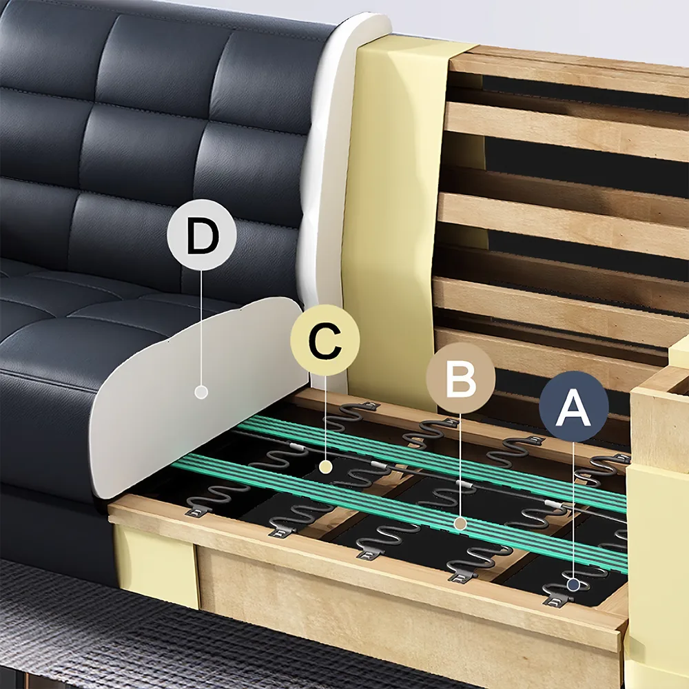 Business Office Sofa in Leather, Black – Maoters Business Office Sofa in Leather, Black - Maoters