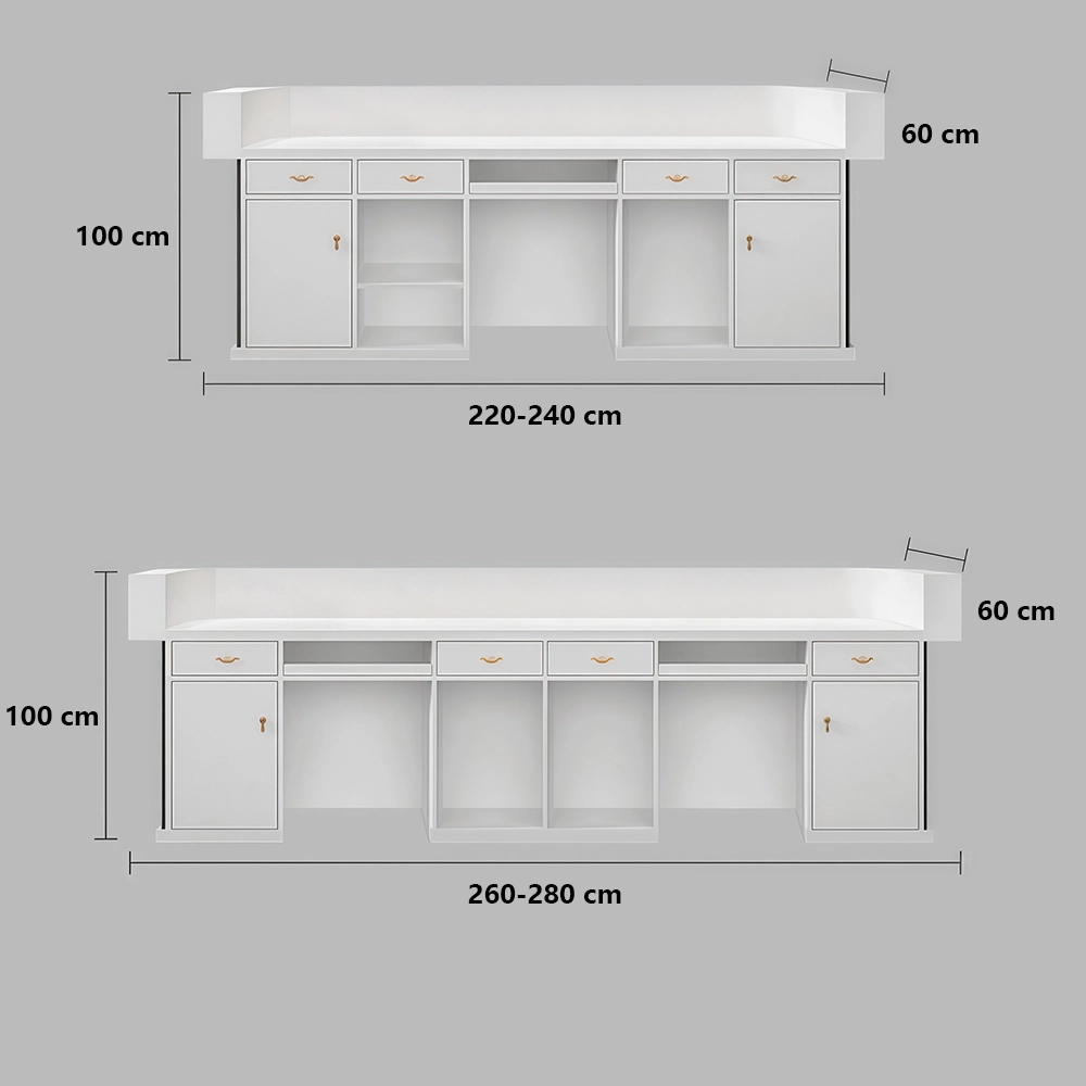 Chic Minimalist Reception Desk - Maoters Chic Minimalist Reception Desk - Maoters