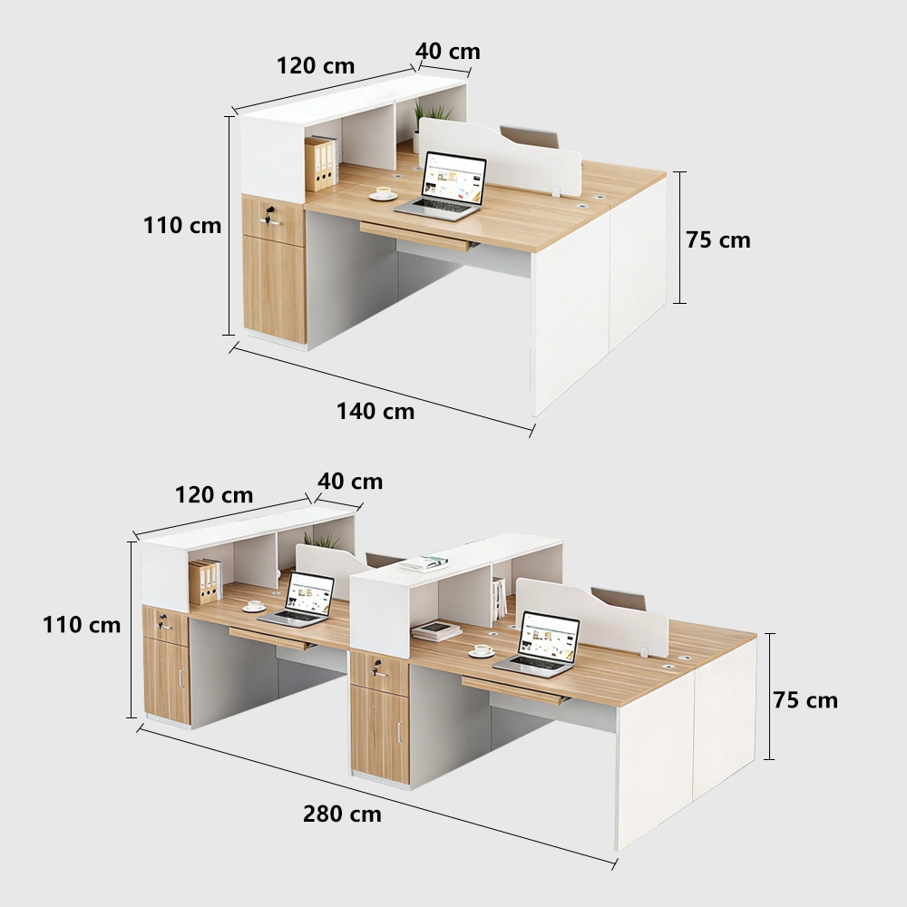 Classic Divider Computer Desk - Office Furniture Classic Divider Computer Desk - Office Furniture
