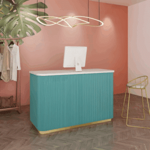 Compact Cashier Desk for Retail Stores (Copy) - L300 X W60 X H100 CM
