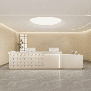 Company Lacquered Reception Desk Counter