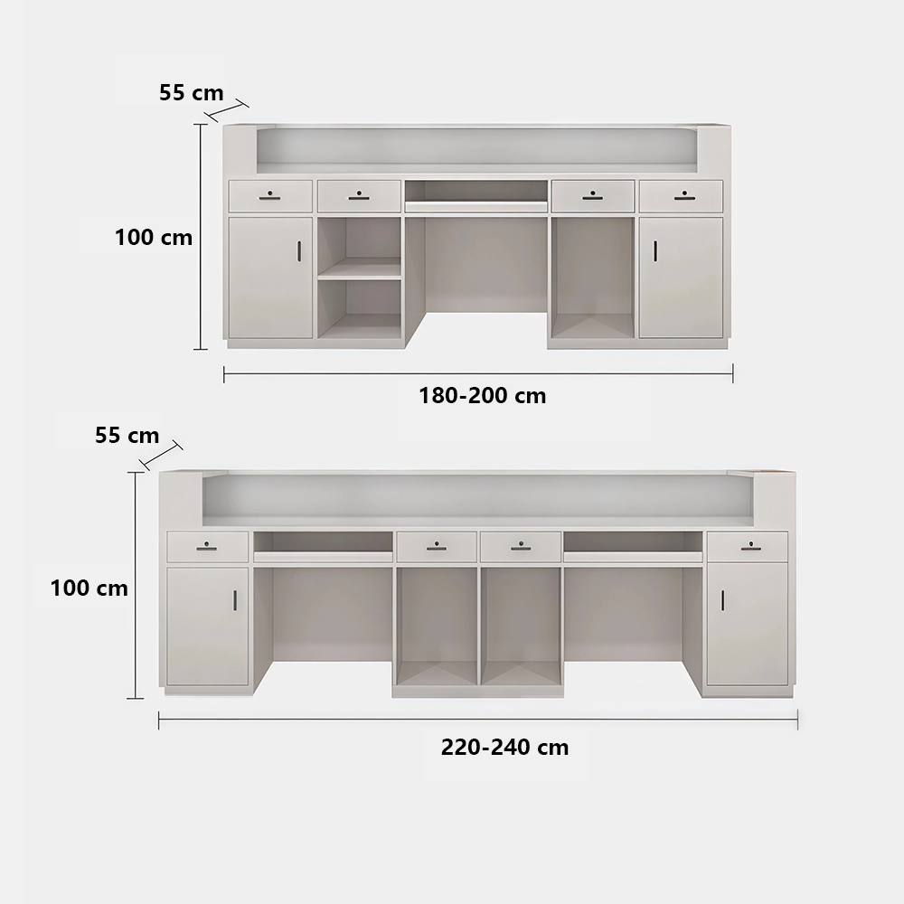 Corner Synthetic Laminate Reception Desk Corner Synthetic Laminate Reception Desk