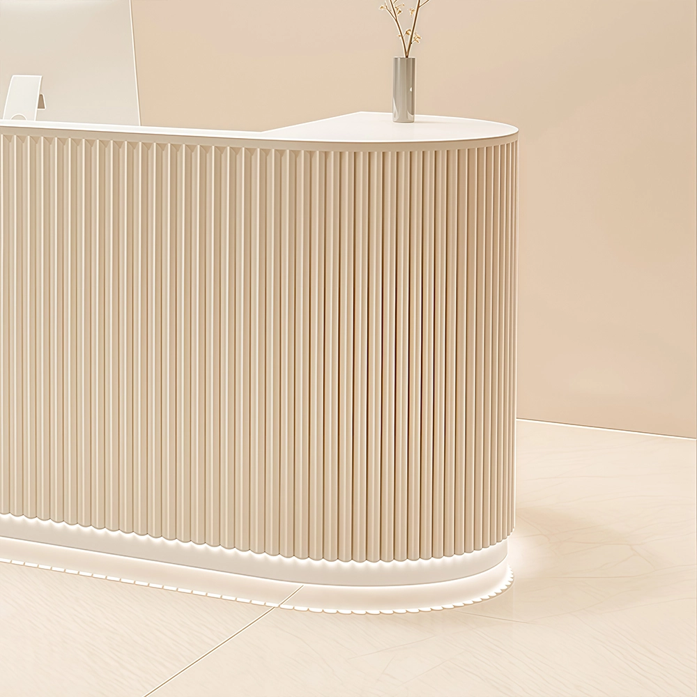 Cream Style Cashier Desk - Boutique Counter Cream Style Cashier Desk - Boutique Counter