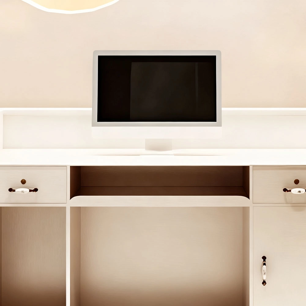 Cream Style Cashier Desk - Boutique Counter Cream Style Cashier Desk - Boutique Counter