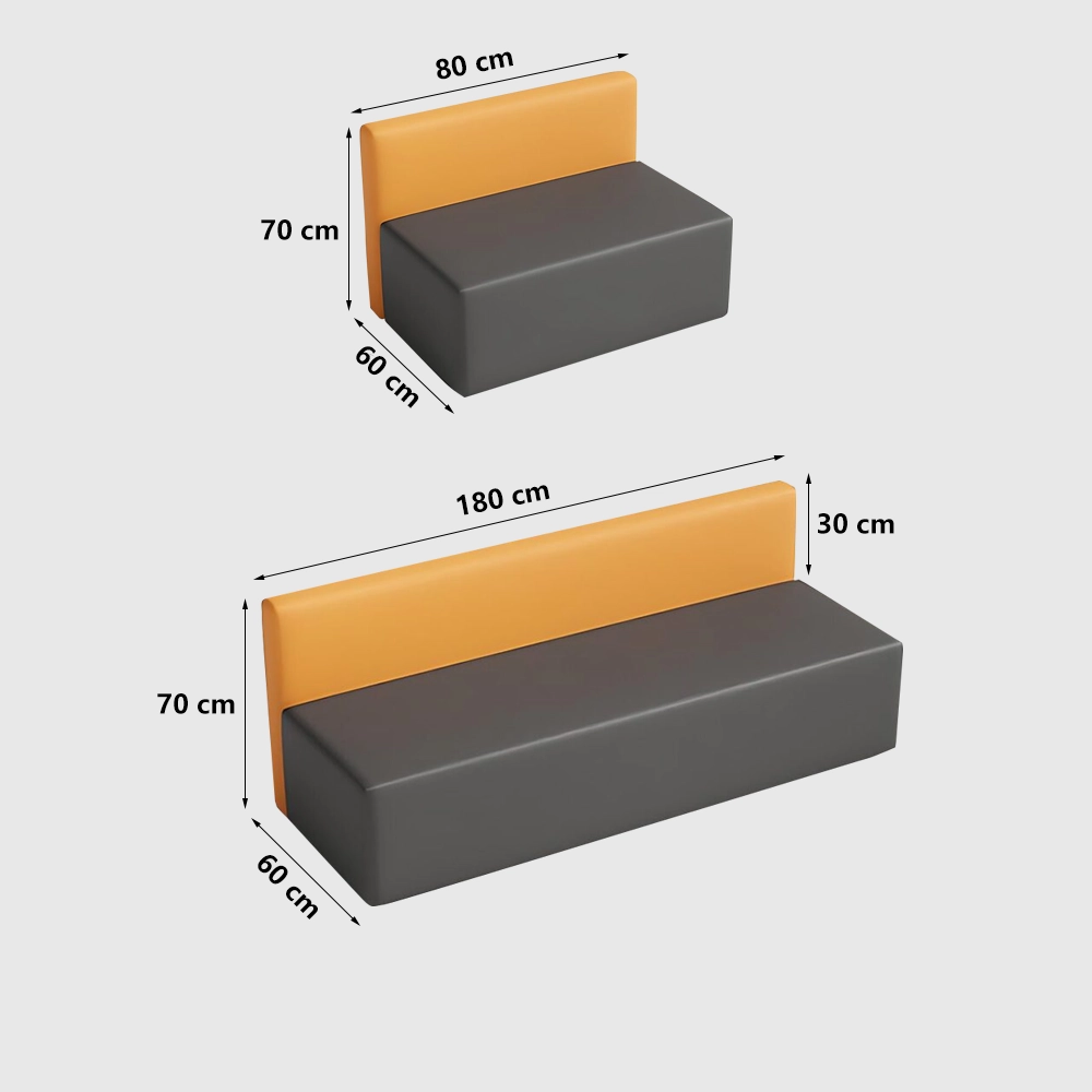Creative Color Blocked Adjustable Corner Office Sofa Creative Color Blocked Adjustable Corner Office Sofa