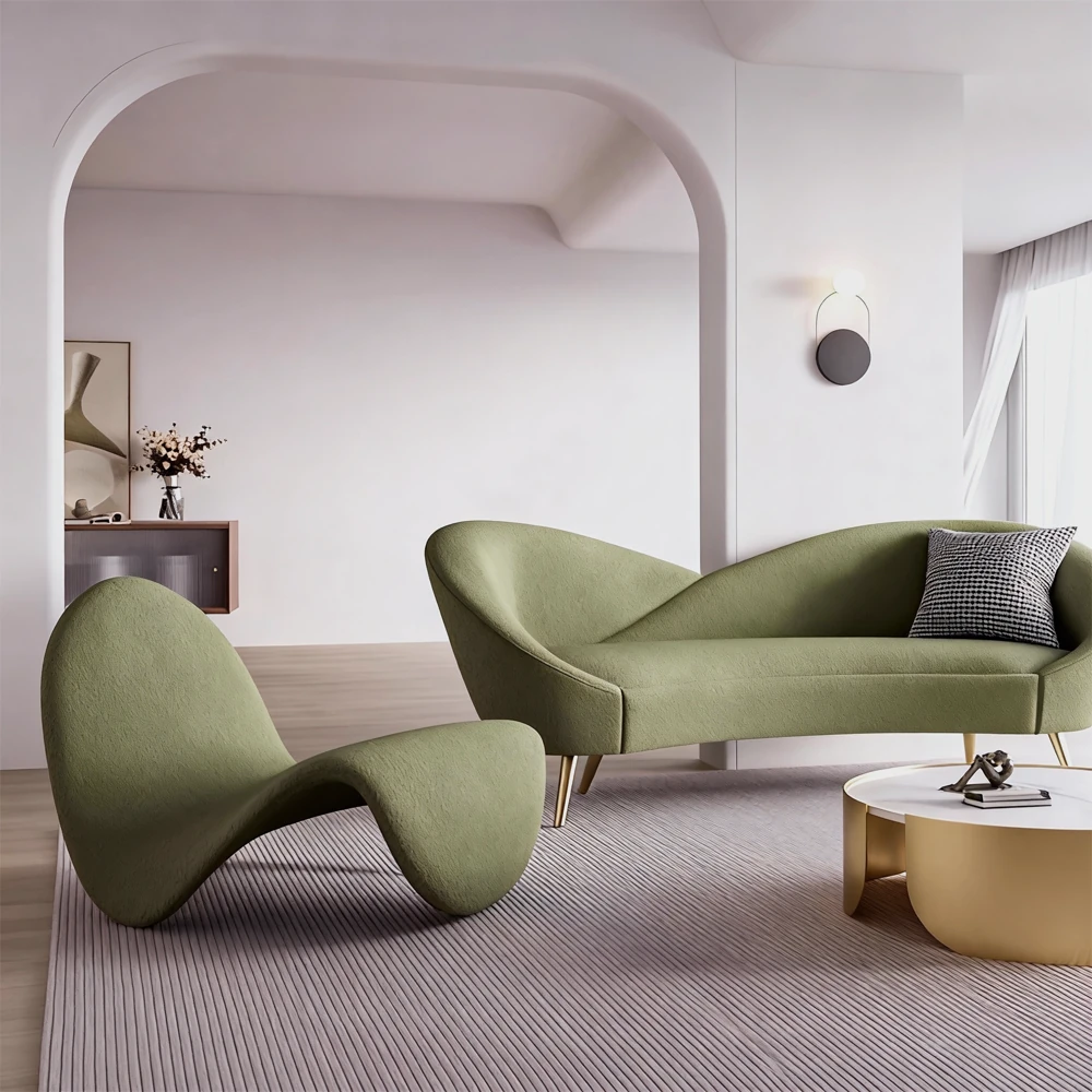 Creative Curved Reclining Sofa - Maoters Creative Curved Reclining Sofa - Maoters