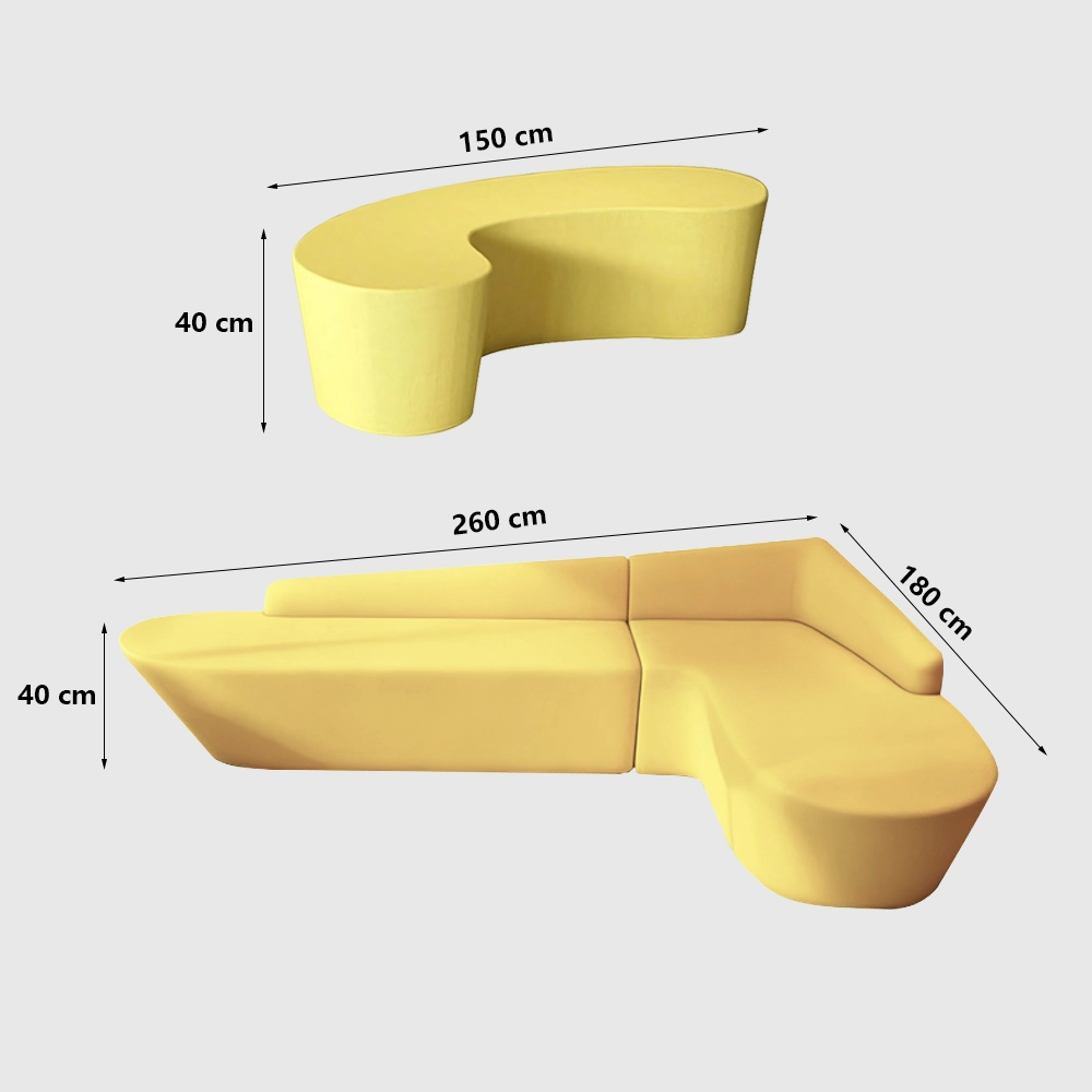 Creative Irregular Shaped Lounge Office Sofa Set Creative Irregular Shaped Lounge Office Sofa Set