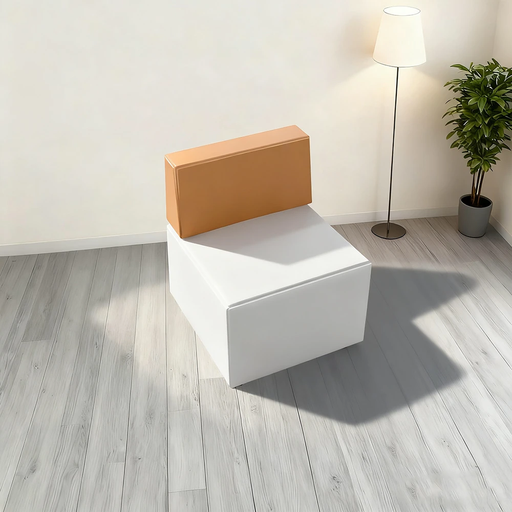 Creative Office Combination Sofa - Genuine Leather (1) Creative Office Combination Sofa - Genuine Leather