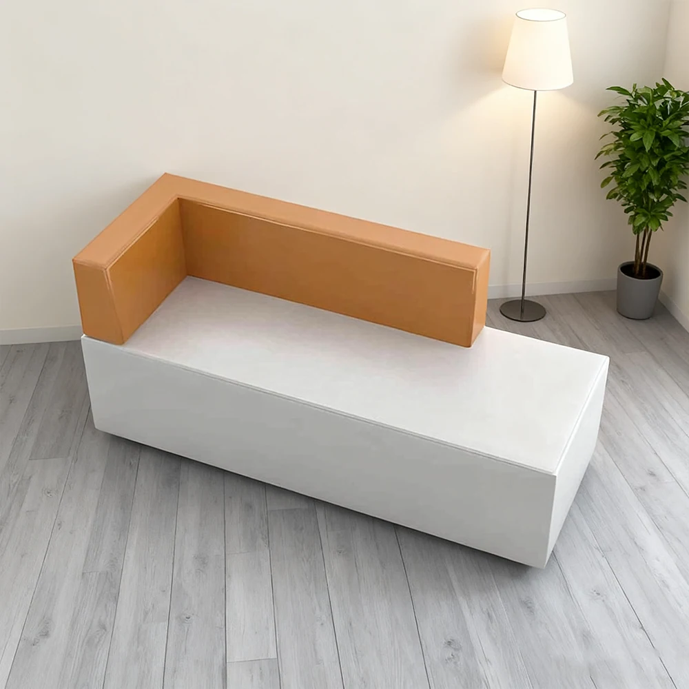 Creative Office Combination Sofa - Genuine Leather (3) Creative Office Combination Sofa - Genuine Leather