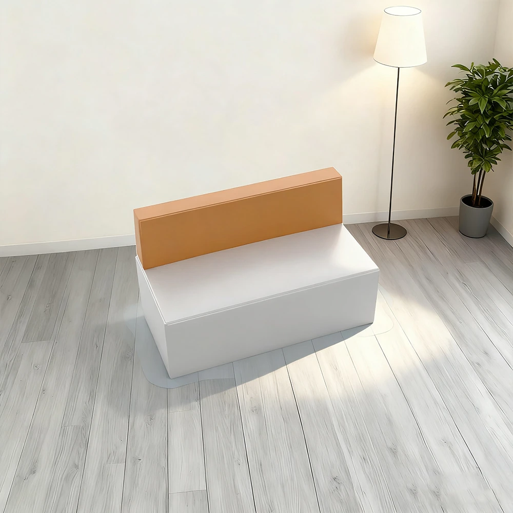 Creative Office Combination Sofa - Genuine Leather (5) Creative Office Combination Sofa - Genuine Leather