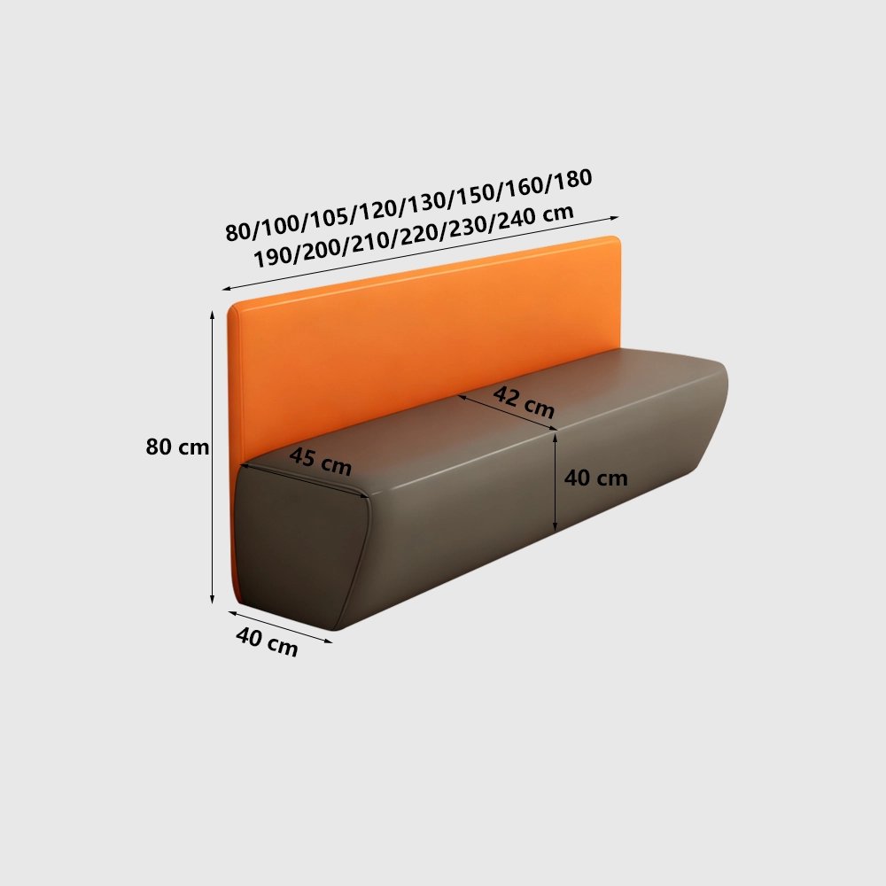 Creative Patchwork Design Long Leather Sofa Creative Patchwork Design Long Leather Sofa