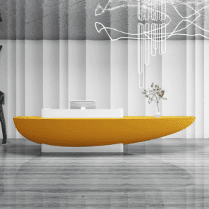 Creative Shaped Reception Desk - L260 x W60 x H100 CM