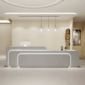 Customized Elegance: Leading Stainless Steel Desk - L180 X W60 X H100 CM